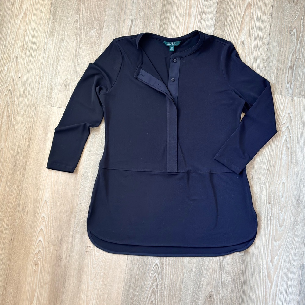 Ralph Lauren Navy Button Down Shirt